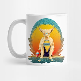 Fox Fennec Surfer Mug